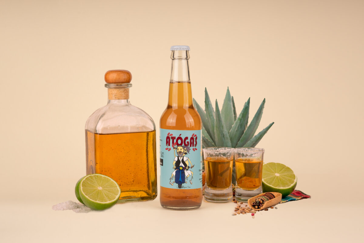 Cerveza ATOGAS con Tequila